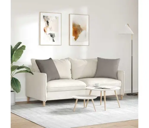 Diivanipadjad 2 Pcs Pruunikashall 50 X 50 Cm Kangas