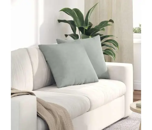 Diivanipadjad 2 Pcs Helehall 50 X 50 Cm Korter Kangas