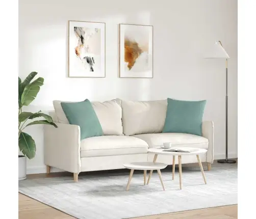 Dīvāna Spilveni 2 Pcs Jūras Zaļa 50 X 50 Cm Korduroja Audums Vidaxl