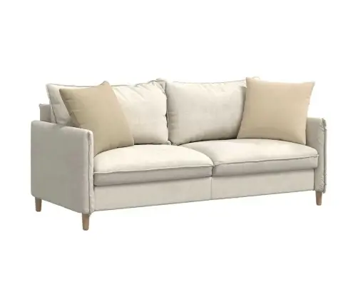 Diivanipadjad 2 Pcs Cream 50 X 50 Cm Kangas