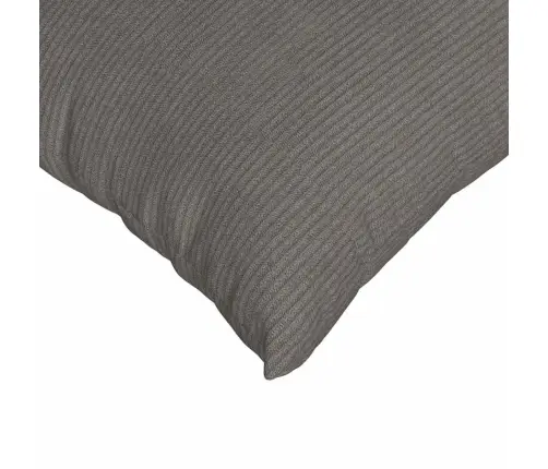 Dīvāna Spilveni 2 Pcs Gaiši Pelēks 50 X 50 Cm Korduroja Audums Vidaxl