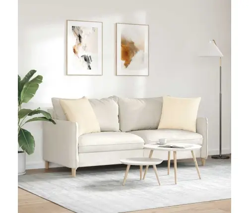 Diivanipadjad 2 Pcs Cream 50 X 50 Cm Korter Kangas