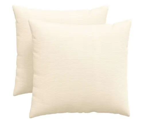 Diivanipadjad 2 Pcs Cream 50 X 50 Cm Korter Kangas