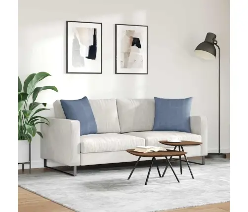 Diivanipadjad 2 Pcs Sinine 50 X 50 Cm Korter Kangas