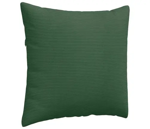 Sofa Pagalvės 2 Pcs Tamsiai Žalia 50 X 50 Cm Kordūrinis Audinys