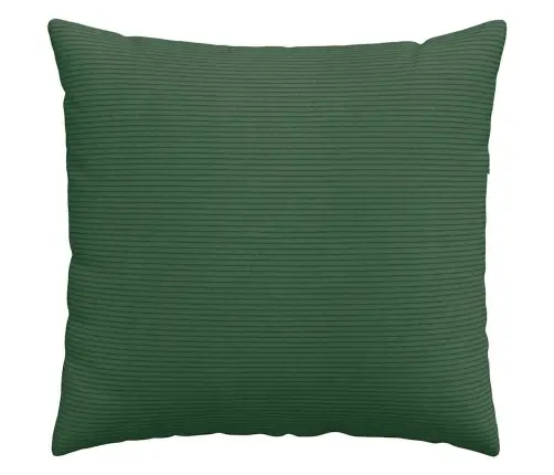 Sofa Pagalvės 2 Pcs Tamsiai Žalia 50 X 50 Cm Kordūrinis Audinys