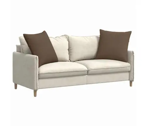 Sofa Pagalvės 2 Pcs Ruda 60 X 60 Cm Audinys