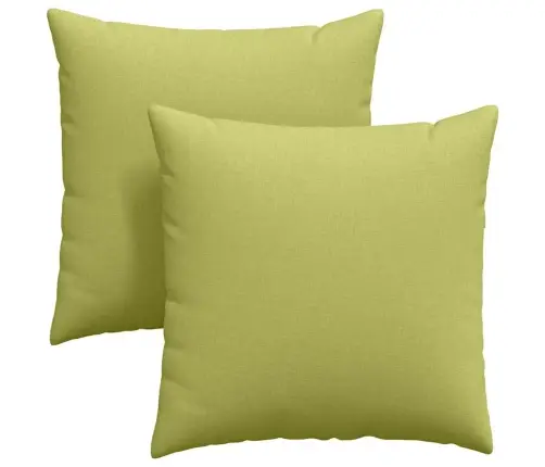 Diivanipadjad 2 Pcs Hele Roheline 60 X 60 Cm Kangas