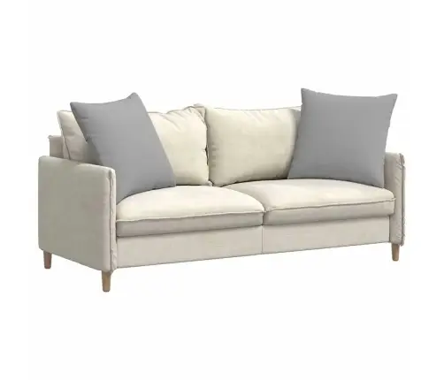 Sofa Pagalvės 2 Pcs Debesų Pilka 60 X 60 Cm Audinys