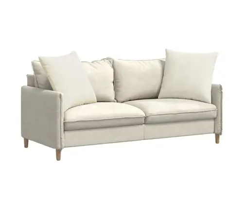 Dīvāna Spilveni 2 Pcs Krēmkrāsa 60 X 60 Cm Korduroja Audums Vidaxl