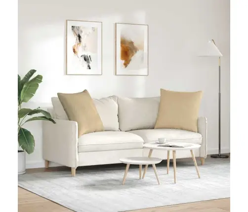 Diivanipadjad 2 Pcs Hall Roheline 60 X 60 Cm Korter Kangas