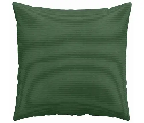 Dīvāna Spilveni 2 Pcs Tumši Zaļš 60 X 60 Cm Korduroja Audums Vidaxl