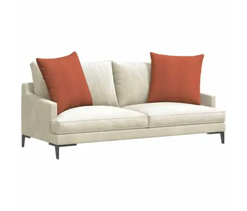 Dīvāna Spilveni 2 Pcs Sarkans Oranžs 60 X 60 Cm Vidaxl