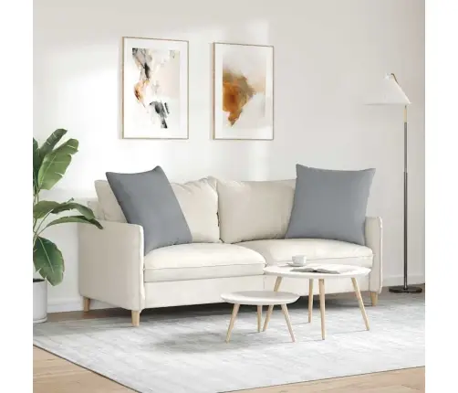 Dīvāna Spilveni Gaiši Pelēka Audums Vidaxl