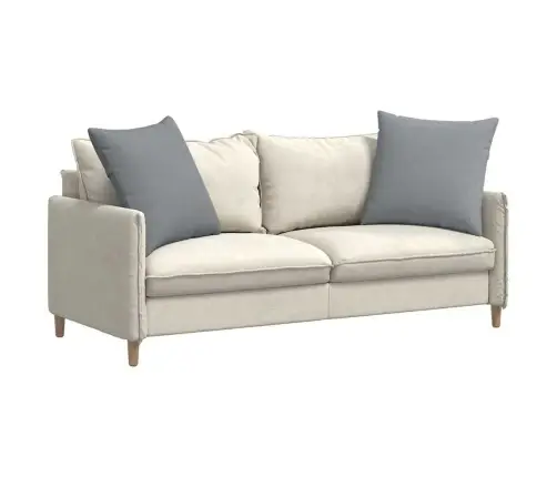 Dīvāna Spilveni Gaiši Pelēka Audums Vidaxl