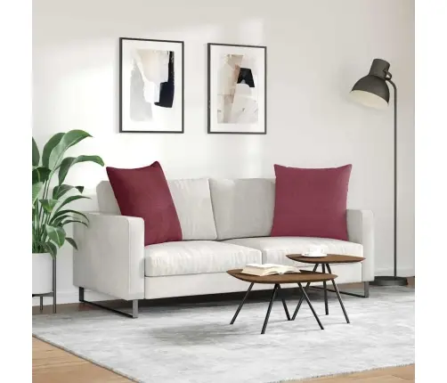 Diivanipadjad 2 Pcs Veinpunane 80 X 80 Cm Kangas