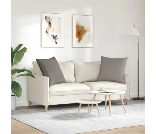 Dīvāna Spilveni Pelēkbrūna Audums Vidaxl