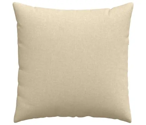 Dīvāna Spilveni Krēmkrāsa Audums Vidaxl