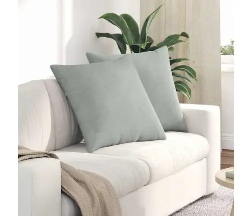 Diivanipadjad 2 Pcs Helehall 80 X 80 Cm Korter Kangas