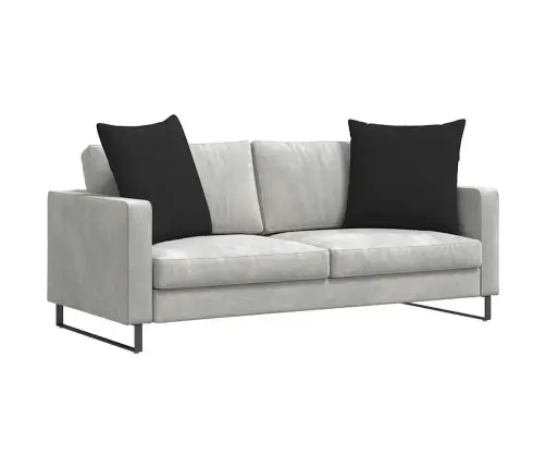 Diivanipadjad 2 Pcs Must 80 X 80 Cm Kangas