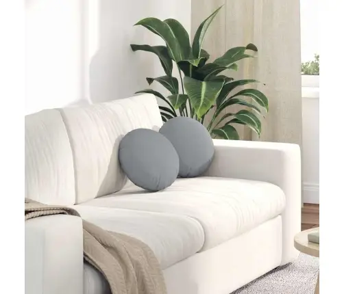 Istumispatjad 2 Pcs Helehall Ø30 X 13 Cm Kangas