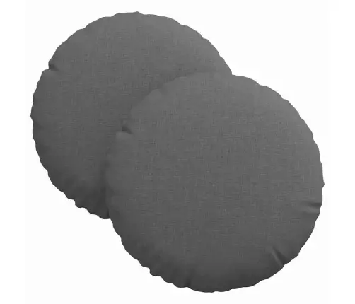 Istumispatjad 2 Pcs Tumehall Ø30 X 13 Cm Kangas