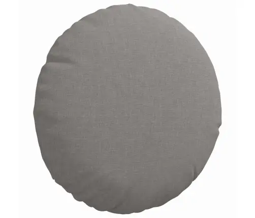 Sēdvietas Spilventiņi 2 Pcs Pelēkbrūna Ø30 X 13 Cm Audums Vidaxl