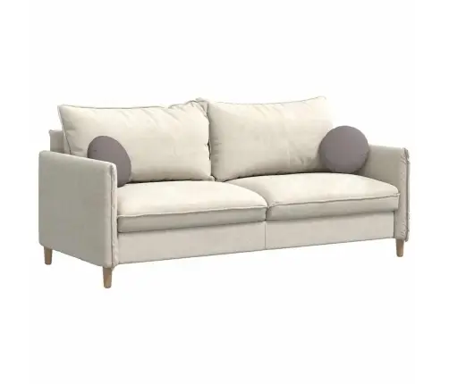 Sēdvietas Spilventiņi 2 Pcs Pelēkbrūna Ø30 X 13 Cm Audums Vidaxl