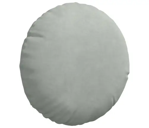 Sėdynių Pagalvėlės 2 Pcs Šviesiai Pilka Ø 40 X 13 Cm Aksomas