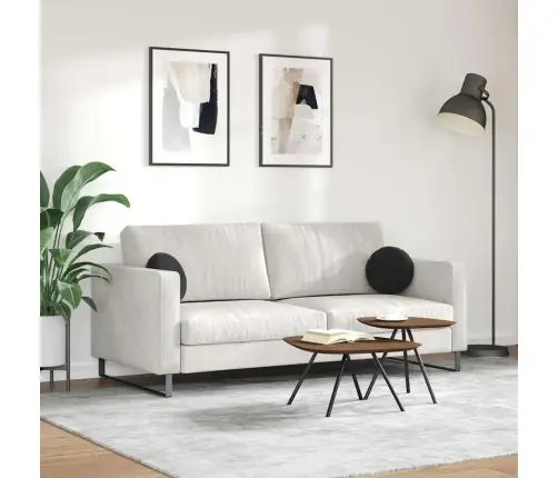 Sēdvietas Spilventiņi 2 Pcs Melna Ø 40 X 13 Cm Samts Vidaxl