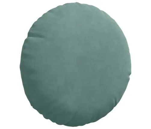 Sēdvietas Spilventiņi 2 Pcs Jūras Zaļa Ø 40 X 13 Cm Samts Vidaxl