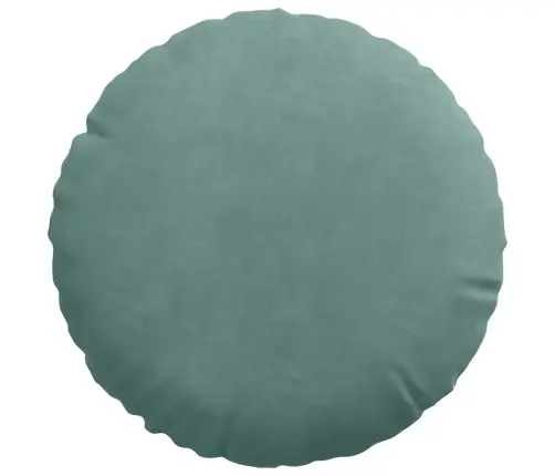 Sēdvietas Spilventiņi 2 Pcs Jūras Zaļa Ø 40 X 13 Cm Samts Vidaxl