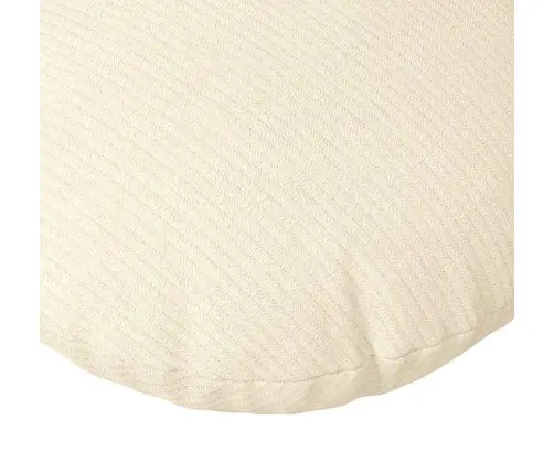 Sėdynių Pagalvėlės 2 Pcs Kreminė Ø 30 Cm Kordūrinis Audinys