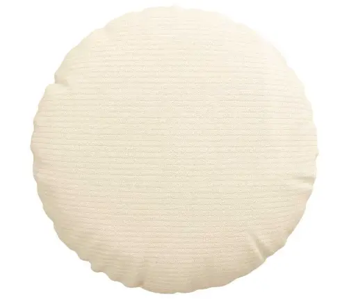 Sėdynių Pagalvėlės 2 Pcs Kreminė Ø 30 Cm Kordūrinis Audinys