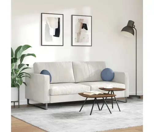 Sēdvietas Spilventiņi 2 Pcs Zila Ø 30 Cm Korduroja Audums Vidaxl