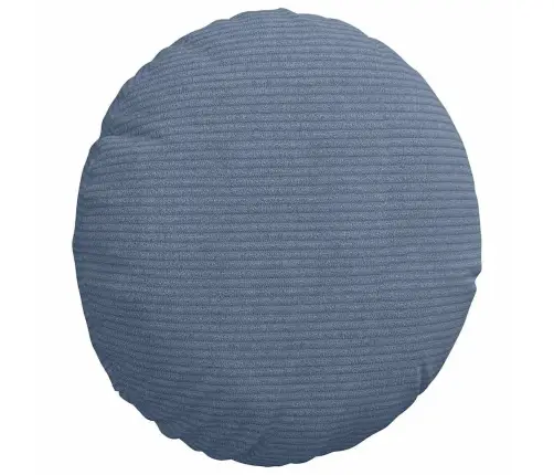 Sēdvietas Spilventiņi 2 Pcs Zila Ø 30 Cm Korduroja Audums Vidaxl