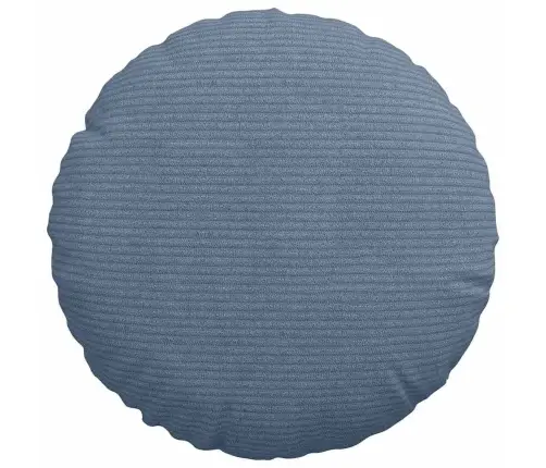 Sēdvietas Spilventiņi 2 Pcs Zila Ø 30 Cm Korduroja Audums Vidaxl