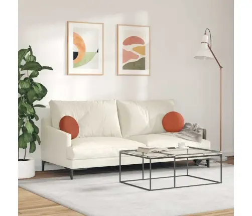 Sēdvietas Spilventiņi 2 Pcs Sarkans Oranžs Ø 30 Cm Vidaxl