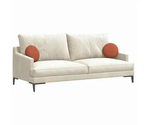 Sēdvietas Spilventiņi 2 Pcs Sarkans Oranžs Ø 30 Cm Vidaxl