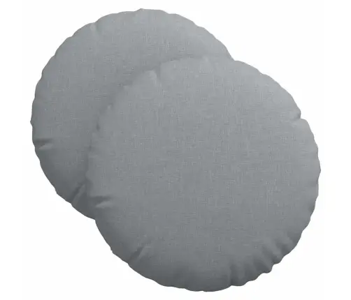 Istumispatjad 2 Pcs Helehall Ø40 X 13 Cm Kangas