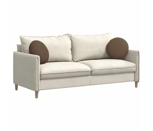 Istumispatjad 2 Pcs Pruun Ø40 X 13 Cm Kangas