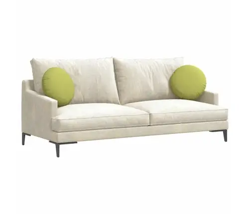 Istumispatjad 2 Pcs Hele Roheline Ø40 X 13 Cm Kangas