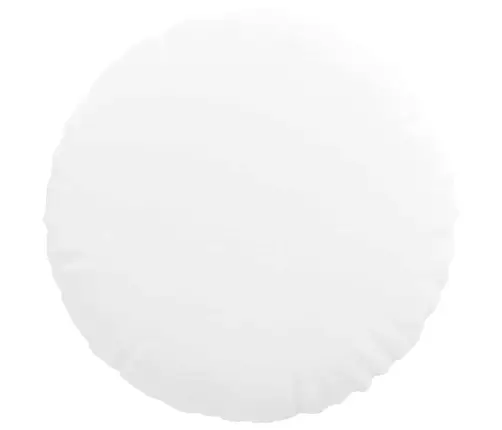 Sēdvietas Spilventiņi 2 Pcs Balts Ø40 X 13 Cm Audums Vidaxl