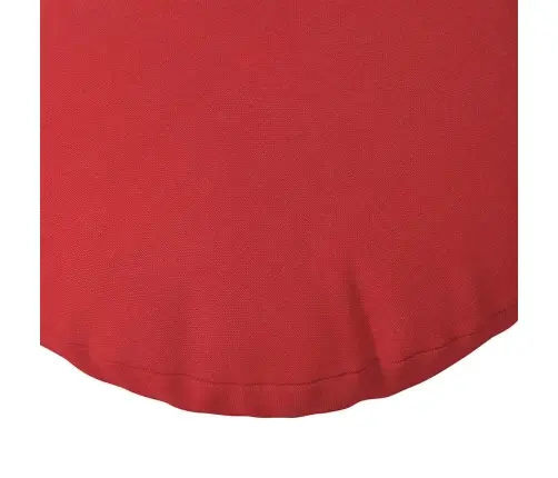 Istumispatjad 2 Pcs Punane Ø40 X 13 Cm Kangas