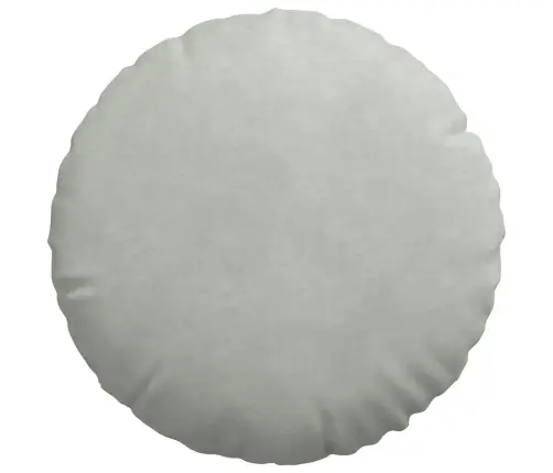 Sėdynių Pagalvėlės 2 Pcs Šviesiai Pilka Ø 40 X 13 Cm Aksomas