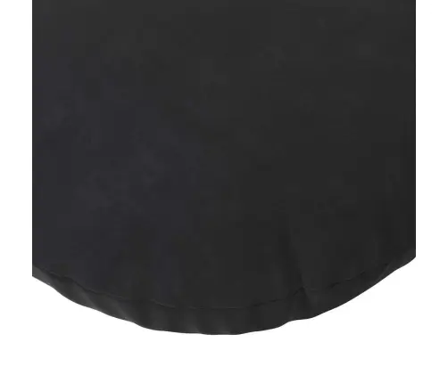 Sėdynių Pagalvėlės 2 Pcs Juoda Ø 40 X 13 Cm Aksomas