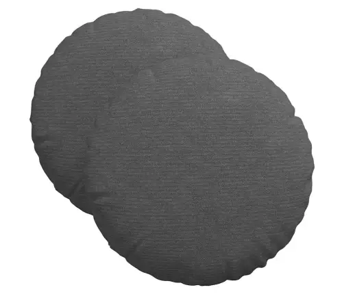 Istumispatjad 2 Pcs Tumehall Ø 40 Cm Korter Kangas