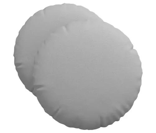 Istumispatjad 2 Pcs Pilvine Hall Ø50 X 19 Cm Kangas