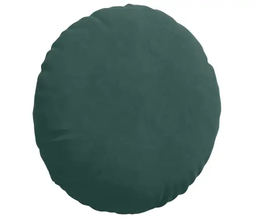 Sėdynių Pagalvėlės 2 Pcs Tamsiai Žalia Ø 40 X 13 Cm Aksomas