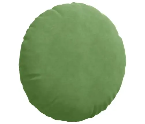 Sėdynių Pagalvėlės 2 Pcs Šviesiai Žalia Ø 40 X 13 Cm Aksomas